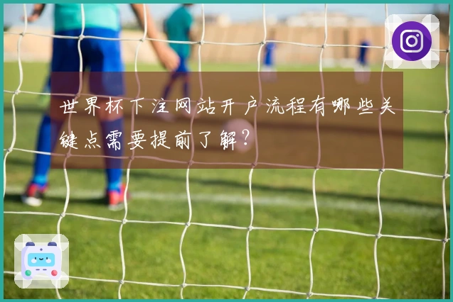 世界杯下注网站开户流程有哪些关键点需要提前了解？